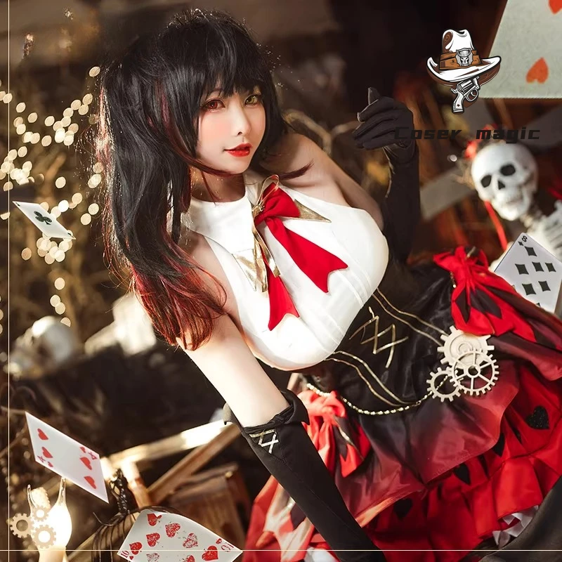 

Date A Live Kurumi Tokisaki Cosplay Costume Female Time Magician Outfit