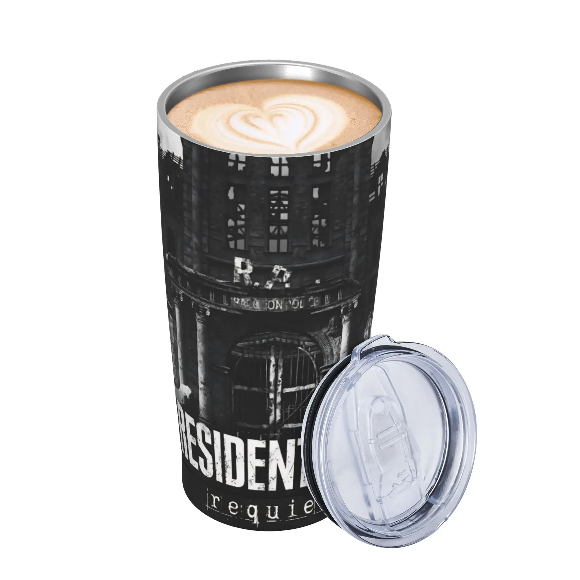 Residents Evils 9  Insulated Tumbler with Lid Games Vacuum Thermal Mug Outdoor Travel Hot Cold Drinks Cups 20oz
