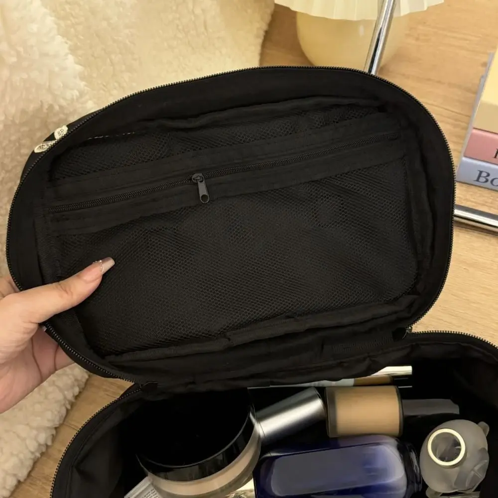 High Quality Embroidery Makeup Bag Large Capacity Travel Organizer Toiletry Bag Portable Storage Bag Washbag