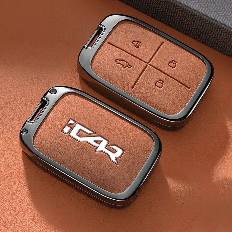 Autoschlüsselhülle für Chery Icar V23 2025 2026 – Schlüsselanhänger, Fernbedienungsgehäuse, Ringhalter, Zubehör – Detail 5
