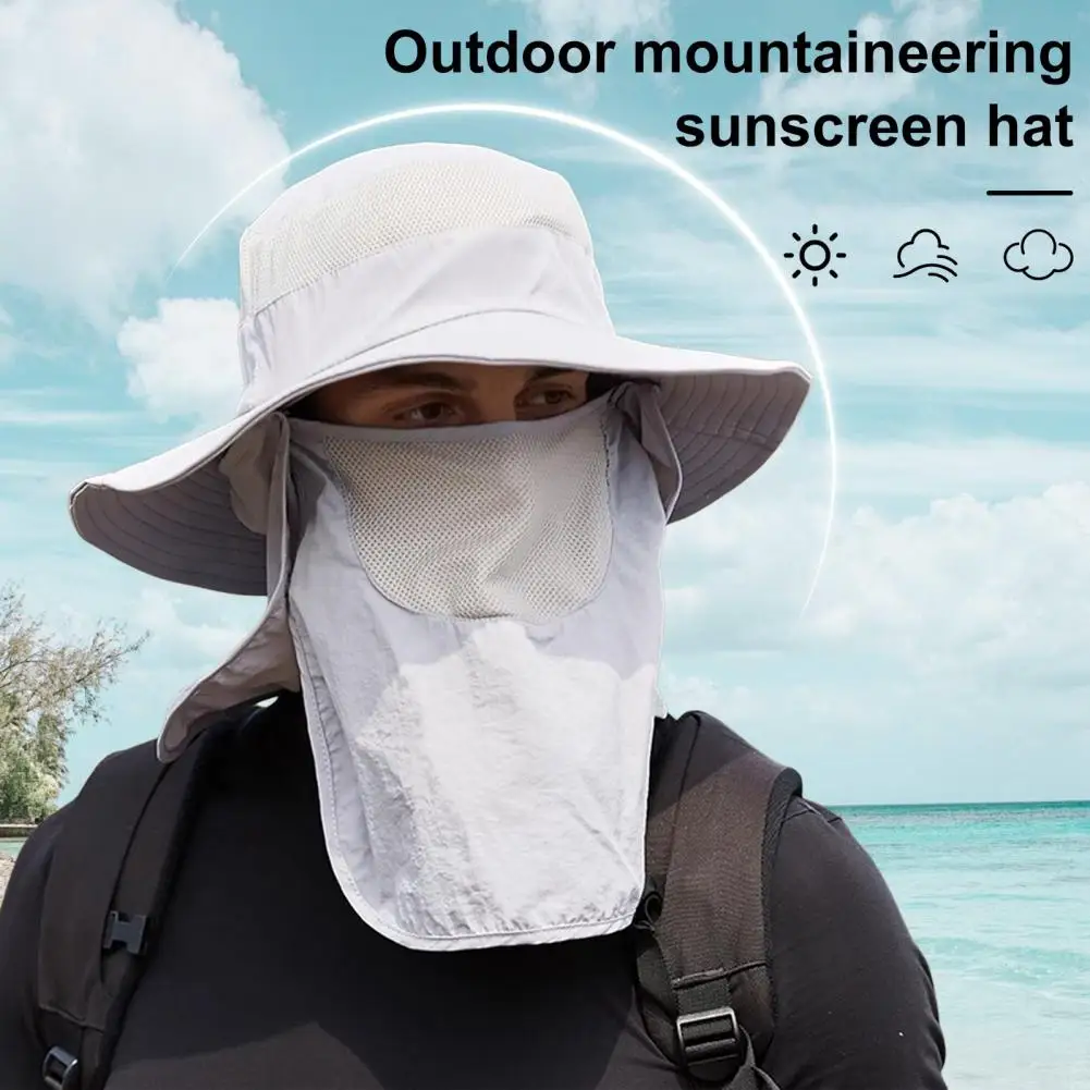 Breathable Outdoor Hat Sun Hat with Neck for Outdoor Activities Windproof Anti uv Breathable Cap for Gardening