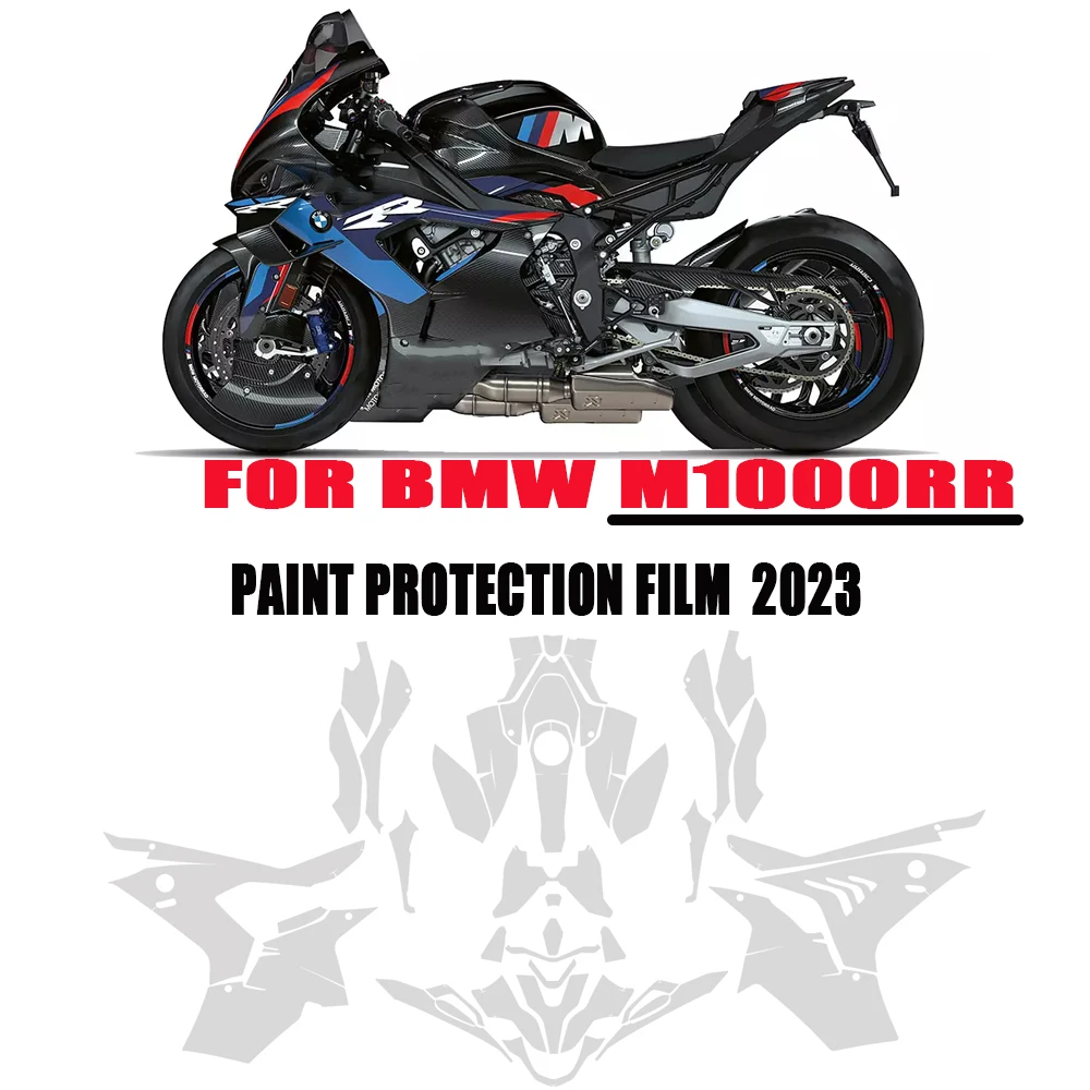 M 1000 RR TPU Fits M1000 RR PPF Motorcycle Paint Protection Film  2023-2024 For BMW M1000RR Fairing Protection Real TPU Material