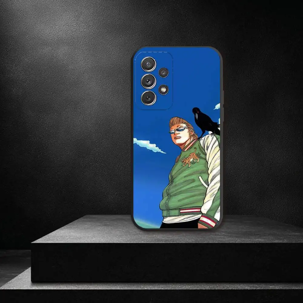 حافظة هاتف W-Worst C-Crows Z-Zero لهاتف سامسونج S 25,24,23,22,30,21,10,9,Ultra,Plus,Lite,FE,4,5G حافظة ناعمة سوداء