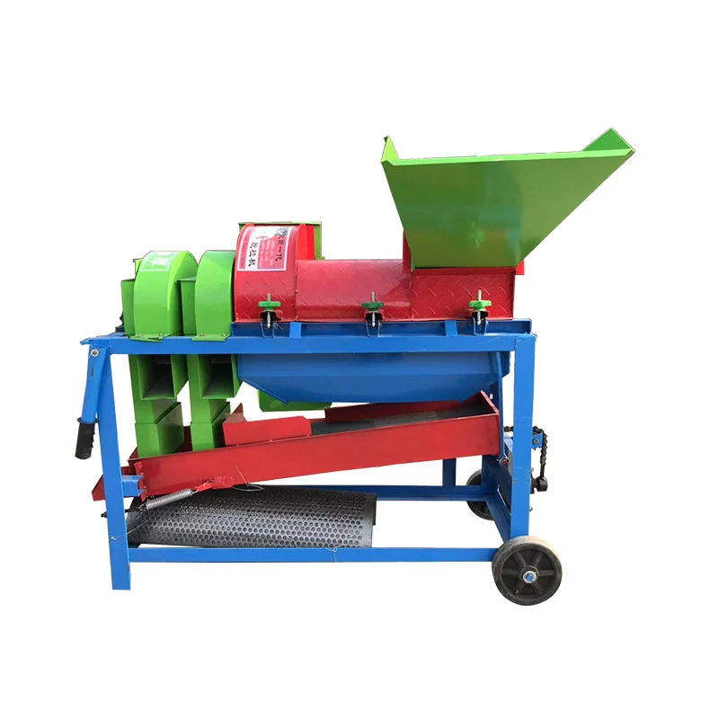 

Small Soybean Thresher Multifunctional Rice Household Agriculture Corn Electric Thresher
