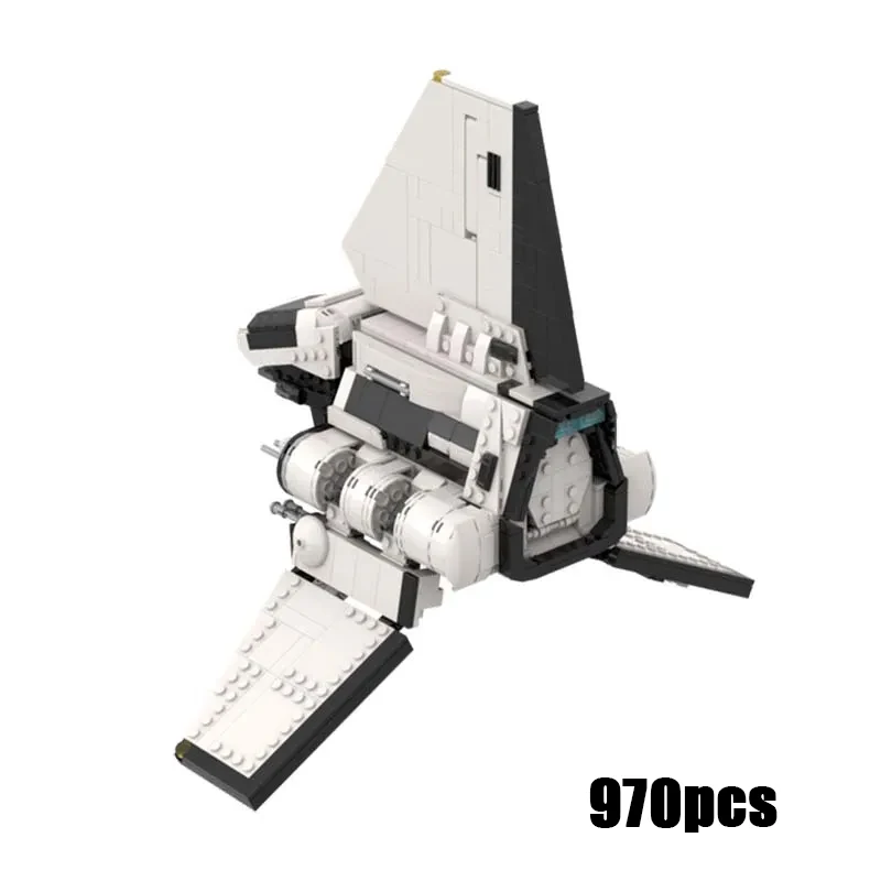 

970pcs Moc BuildingBlocks Space War Imperial Lambda-class Shuttle Modification Building Block DIY Assemble for Children presents