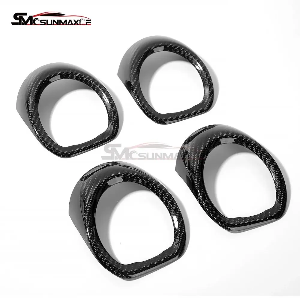 

Real Carbon Fiber Interior Center Air Vent Outlet Frame Covers Car Accessories For 2016-2025 Porsche 718 982 Boxster Cayman