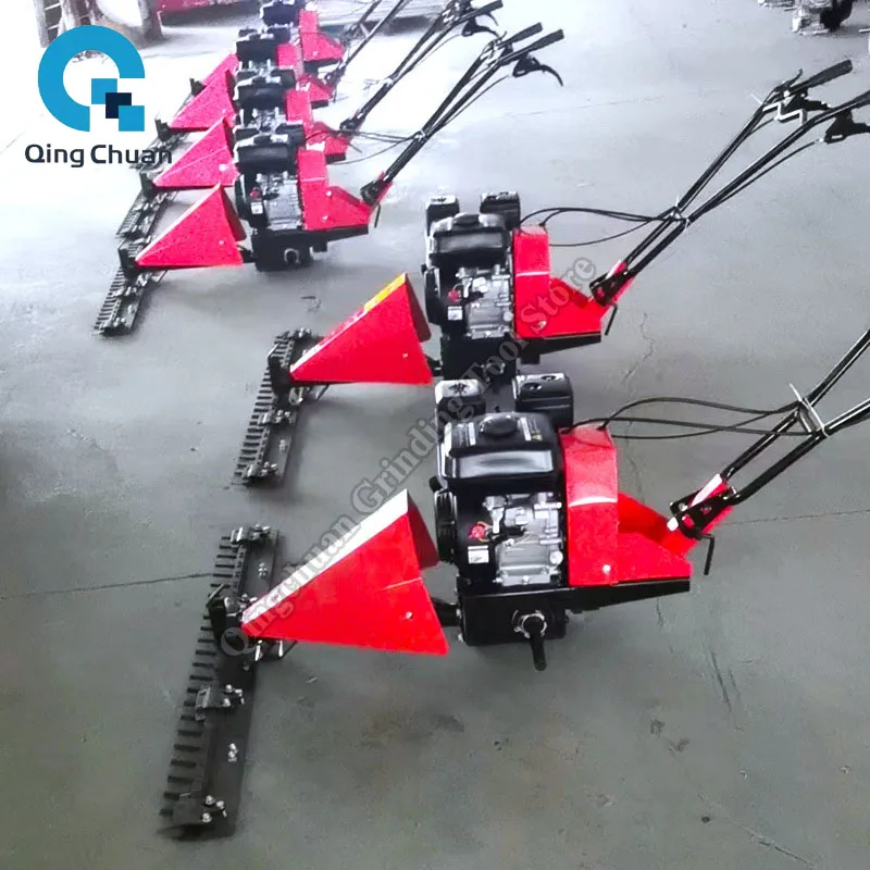 Hand Push Lawn Mower Brand New Forestry Wasteland Large Lawn Mower Land Tillage Weeding Machine By Sea