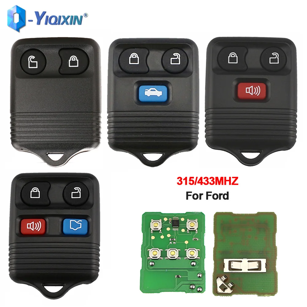 3/4 Buttons Remote Car Key For Ford Escape F 150 Explorer Mustang Taurus 2001-2007 For Mazda Tribute Lincoln Mark Keyless Entry