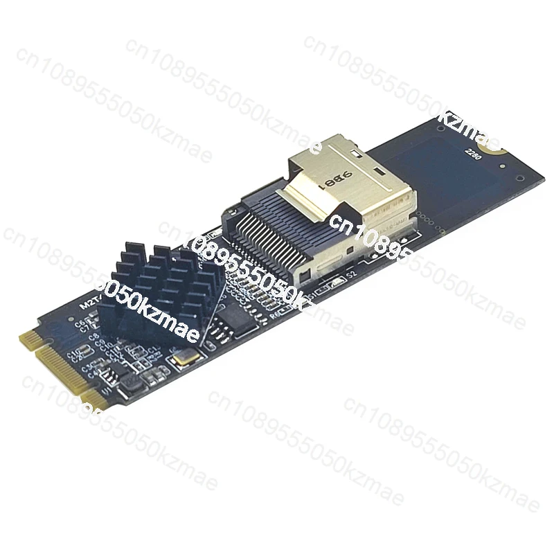 

Подходит для M.2 NVME PCI-E to SFF-8087 MINI-SAS 36-контактный 4-портовый адаптер жесткого диска ASM1064