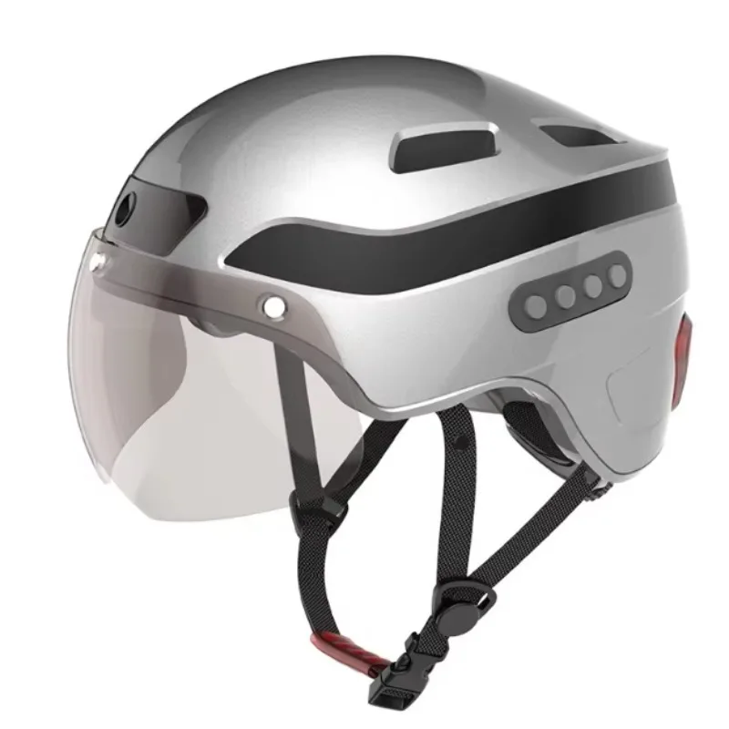 

STLFBicycle Helmet Bluetooth Call Smart Cycling Helmet Navigation Audio Playback