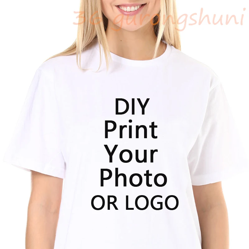 Customized t Shirt For Girl boy t-shirts Own name Diy picture Design LOGO Kids Clothes family birthday party photo print Graphic