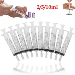 2/5/10ml Plastic Syringe Perfume Dispenser for Refill Cosmetic Liquid Essential Oil Portable Quantitative Dispensing Tools