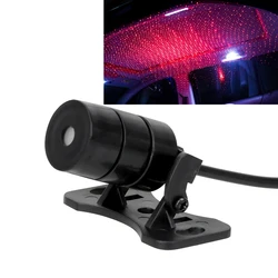 Spotlight DJ Music Sound Lamp Interior Modification Interior Decorative Light Car Star Lights Car Roof Light Starry Projection