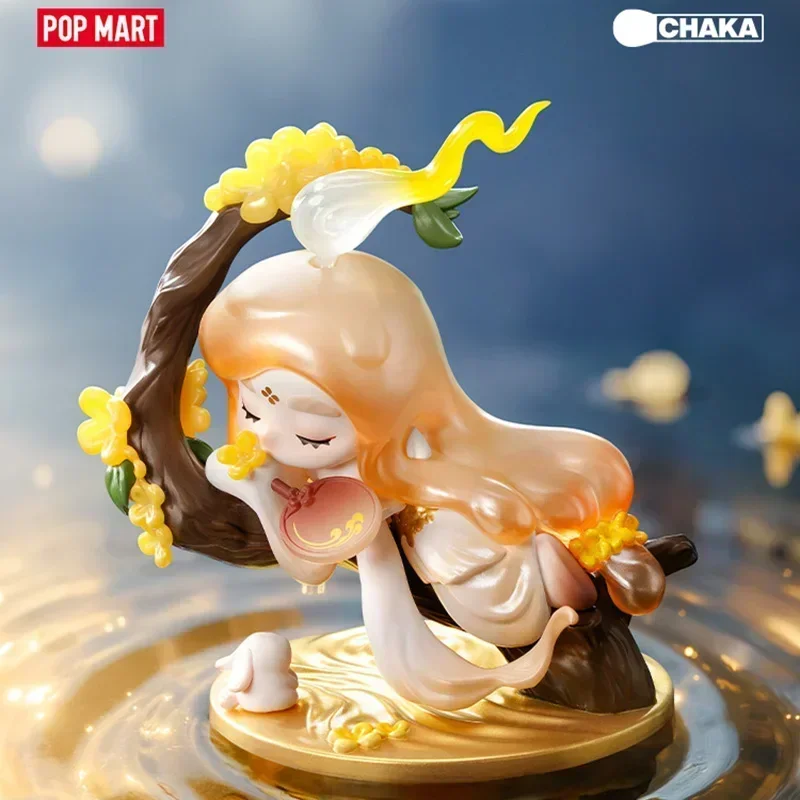 

POP MART CHAKA Moon Gazing Series слепая коробка Guess Bag украшение для рабочего стола милая модель подарок девушке слепая сумка игрушки аниме фигурка