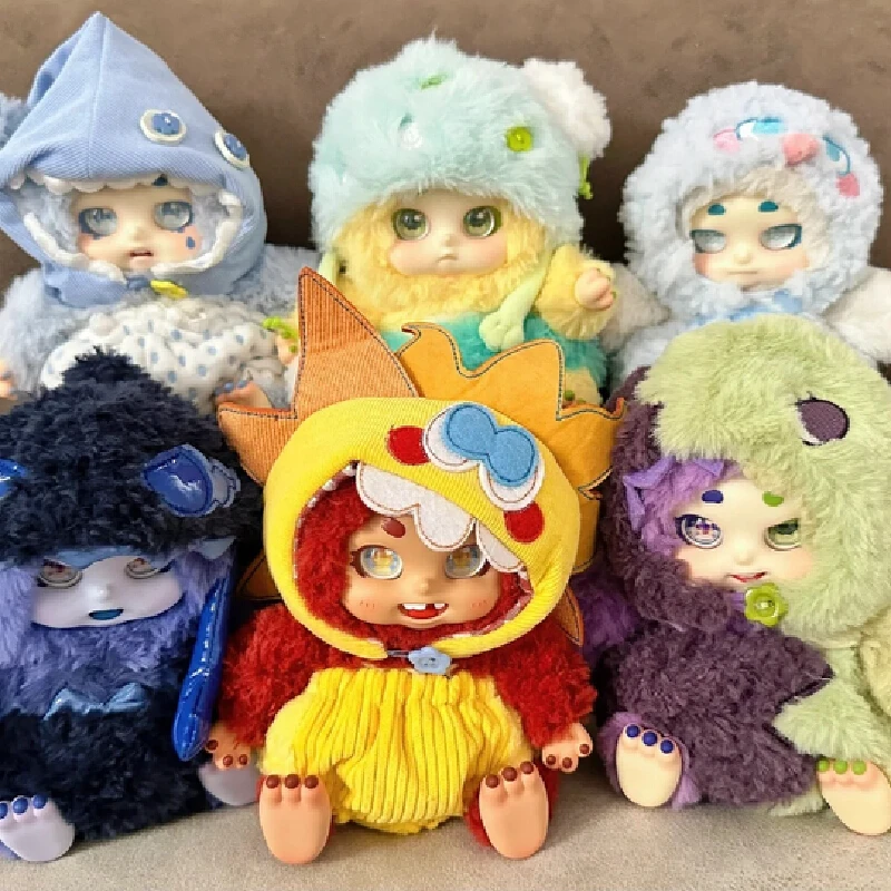 정품 타임쉐어 시노 무드는 예측할 수 없는 시리즈 플러시 블라인드 박스 애니메이션 피규어 까하스 미스테리오사스 커스텀 미스터리 박스