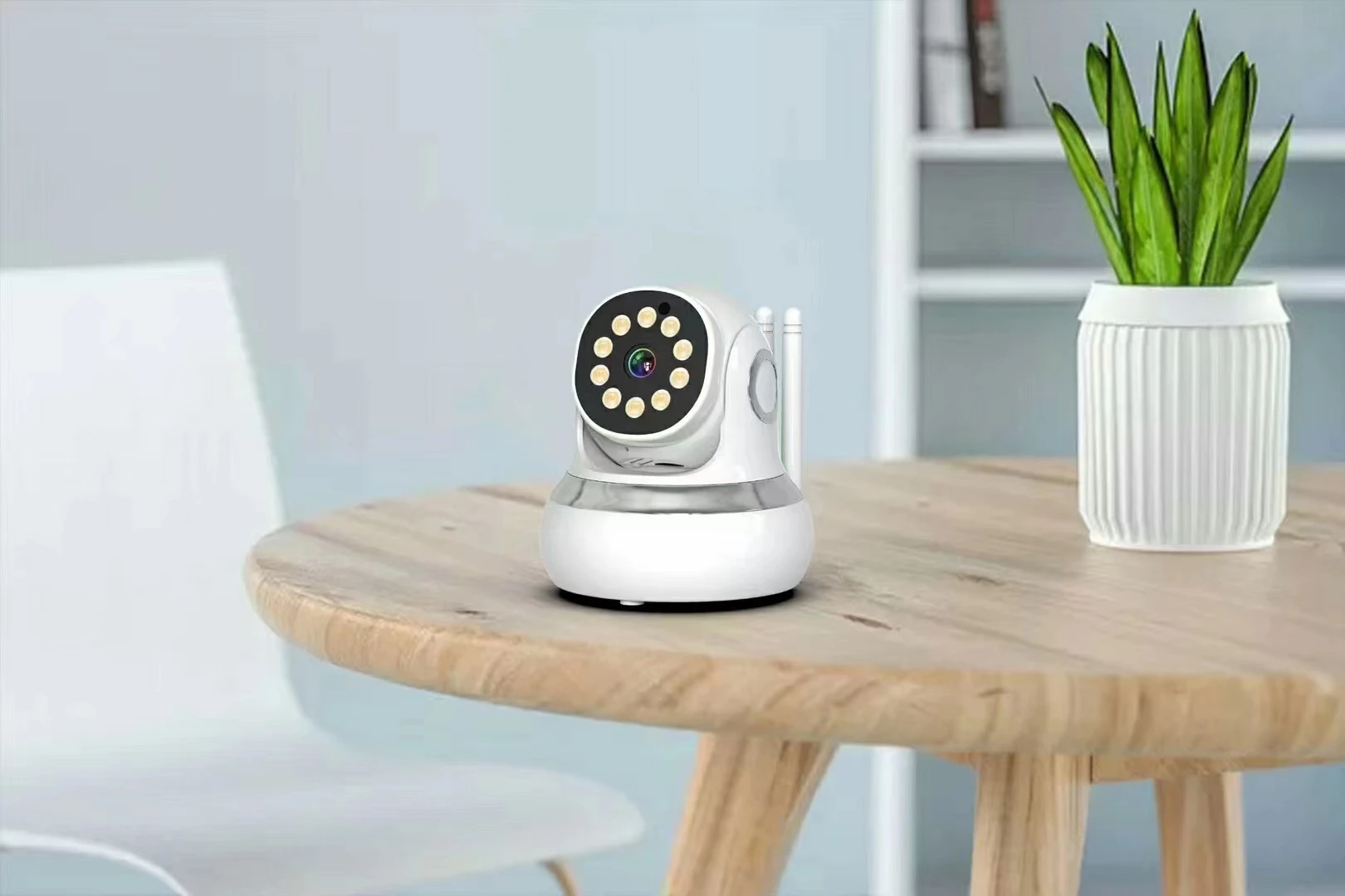 2.4G e 5G Dual Band WIFI Visione notturna a colori Telecamera IP PTZ wireless AI Rilevazione movimento umanoide Sicurezza CCTV Baby Monitor