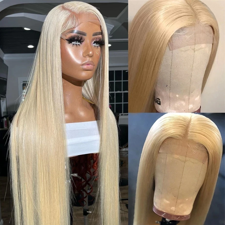 

180 Density Blonde Wigs Human Hair For Black Women Honey Hd Glueless Full Lace Wig Human Hair 613 Transparent Lace frontal wig