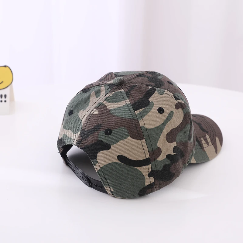 2024 Autumn New Kids Children\'s Camouflage Baseball Caps Baby Boys Summer Sun Hats Cartoon SPIDERMAN Iron Man Toddler Peaked Cap