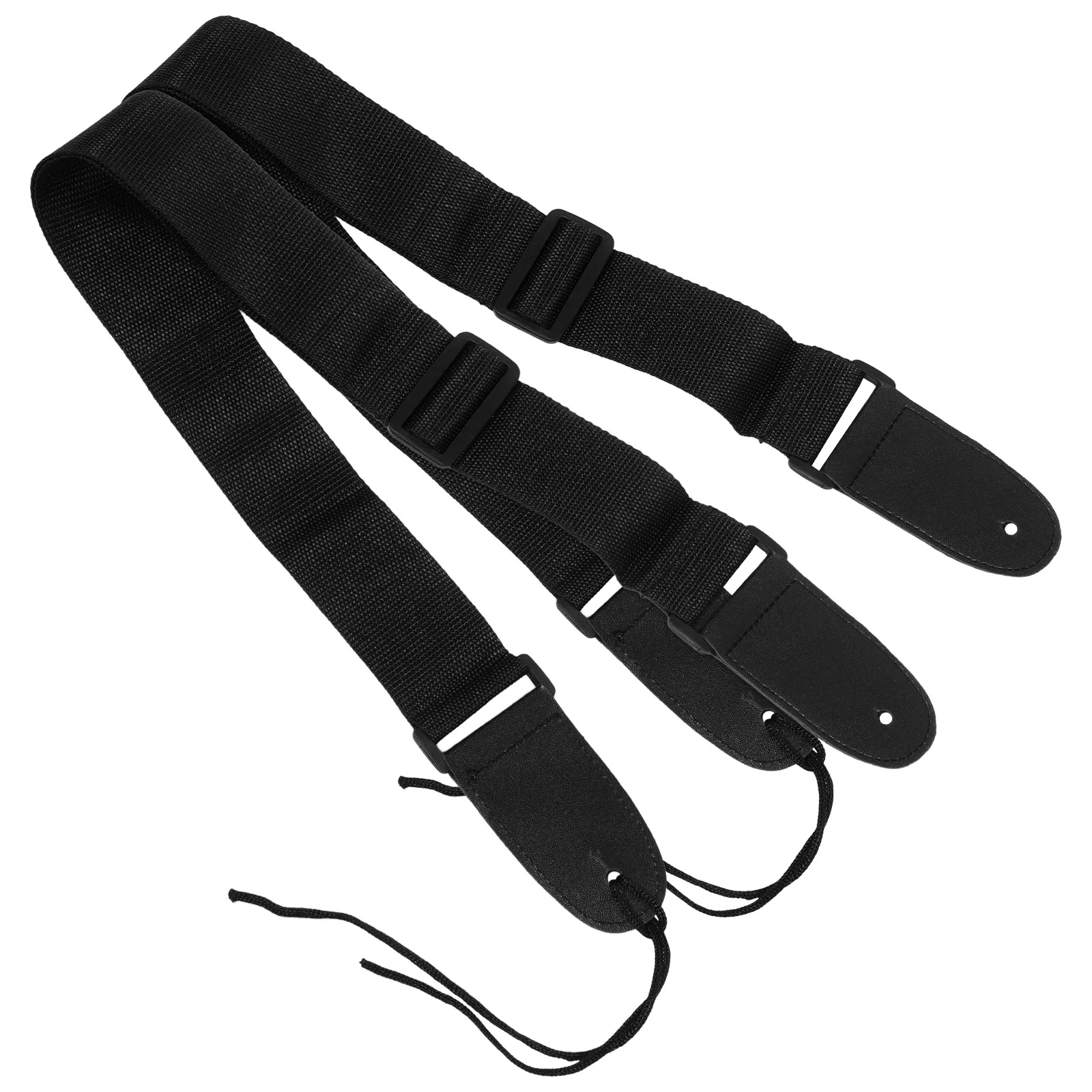 

2Pcs Thickened Guitar Strap Adjustable Breathable Strong Load Shoulder Belt for Acoustic Electric Bass Guitar Ukulele