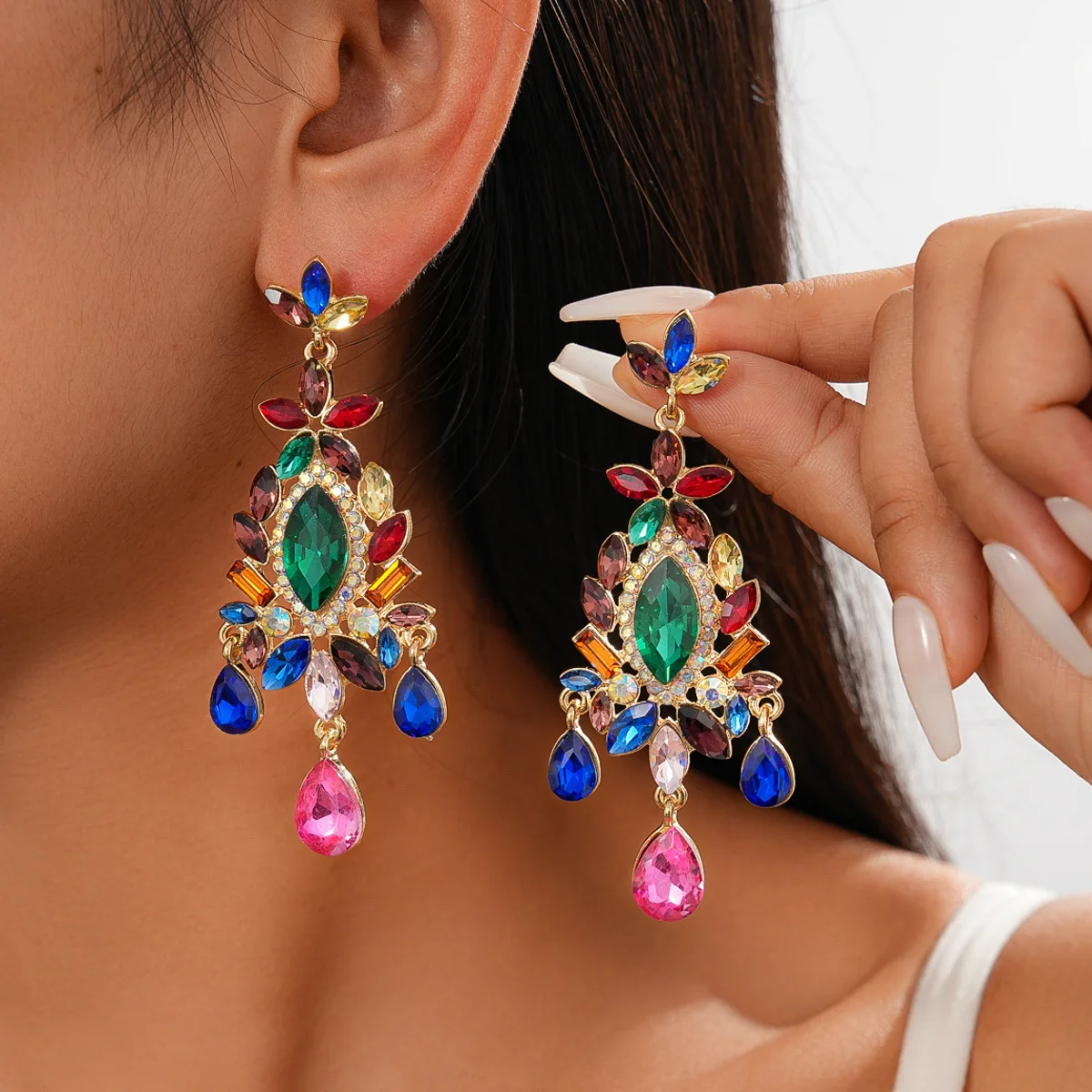 brincos-de-agulha-de-prata-com-gota-de-agua-e-flor-incrustada-de-diamantes-joias-de-brincos-de-luxo-retro-europeus-e-americanos-de-alta-qualidade