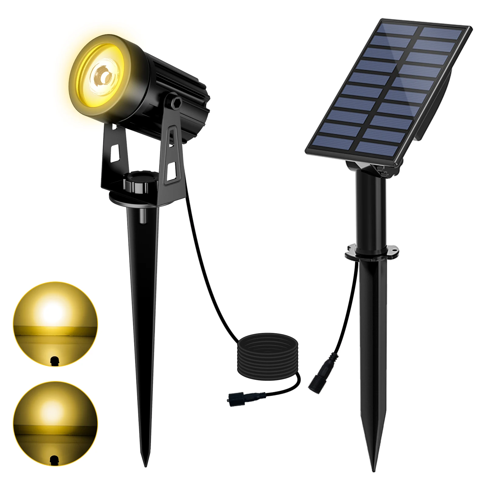 T-SUNRISE Solar LED Wall Light RGB IP65 4
