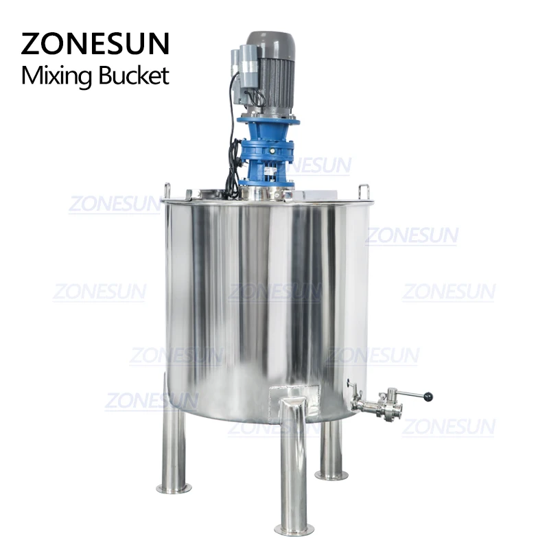 Zonesun 100l 200l 300l 500l Sanitär Edelstahl vertikale kosmetische flüssige chemische Mischa nlage Tank