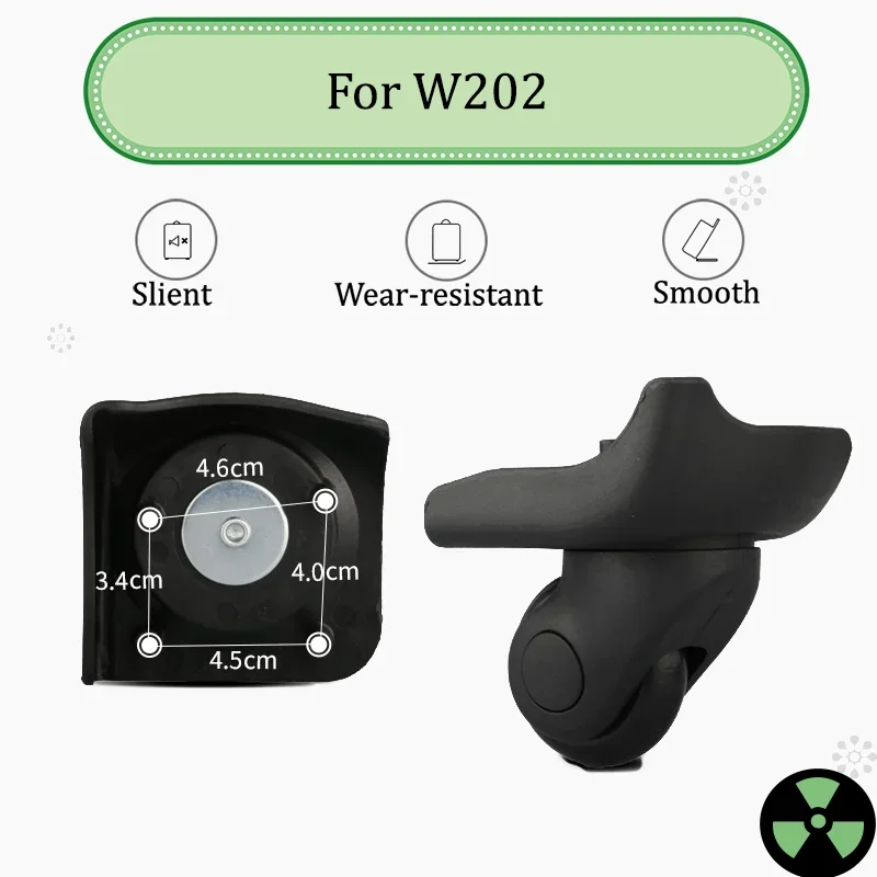 

For W202 Universal Universal Luggage Accessories Includes Silent, Wear-Resistant, Durable Luggage Wheel Set