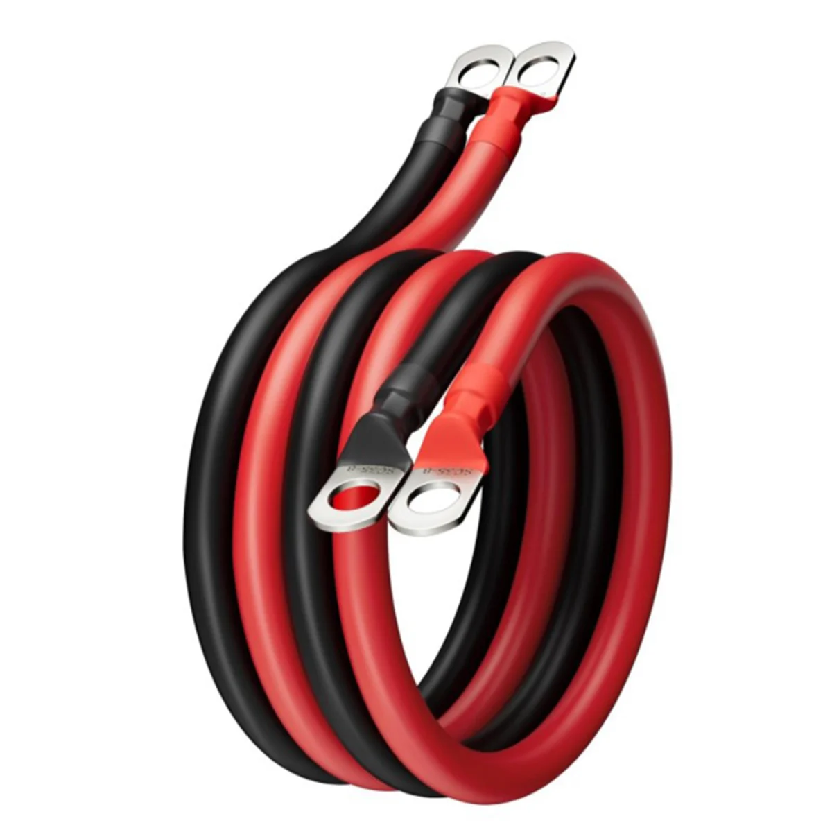 QUAI-IT Клеммный кабель аккумулятора 10AWG Автомобильный аккумуляторный провод Зажим для разъема из алюминиевого сплава для автомобильного морского солнечного автофургона