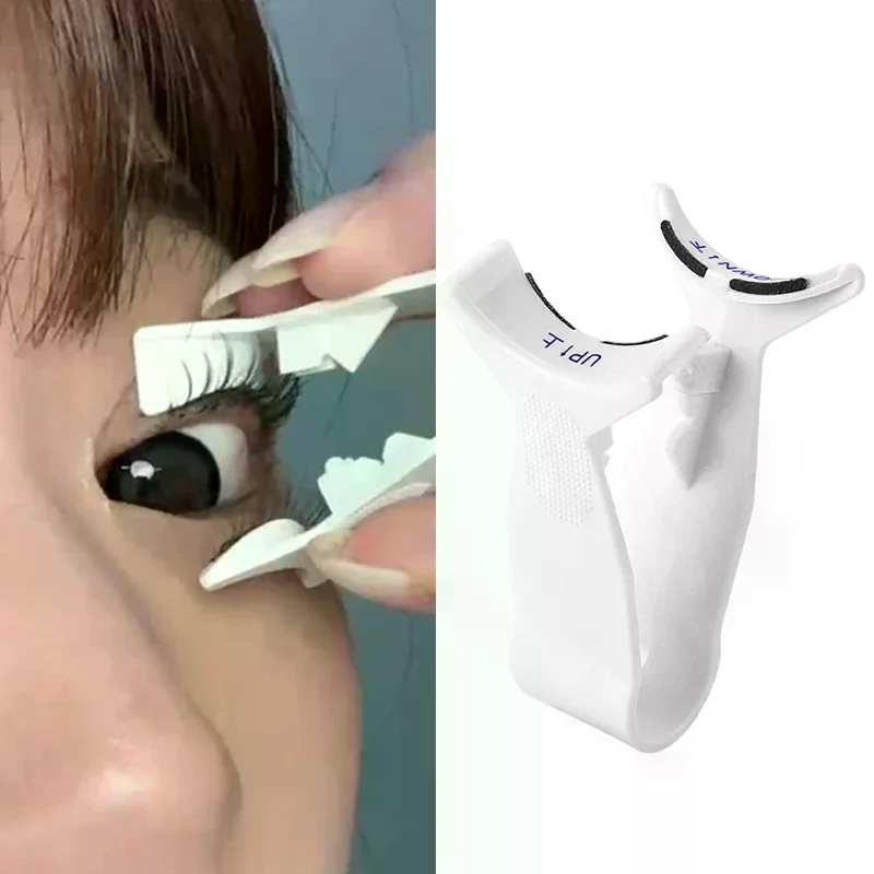 Professional Magnetic Eyelashes Extension Applicator Two-stage False Eyelashes Tweezer Curler Clip Clamp Makeup Beauty Tool