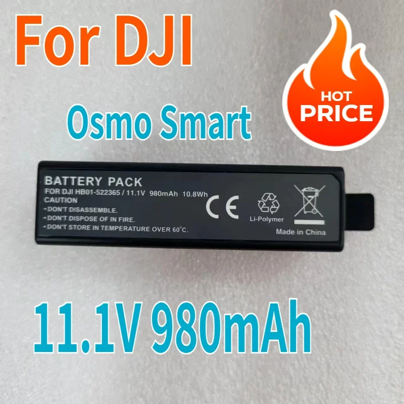

Osmo Smart Battery for DJI Lingmu Integrated Handheld Pan-tilt Camera 11.1V 980mAh