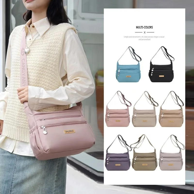

Shoulder Bag Crossbody Bag for Woman Messenger Bags Waterproof Nylon Ladies Handbag