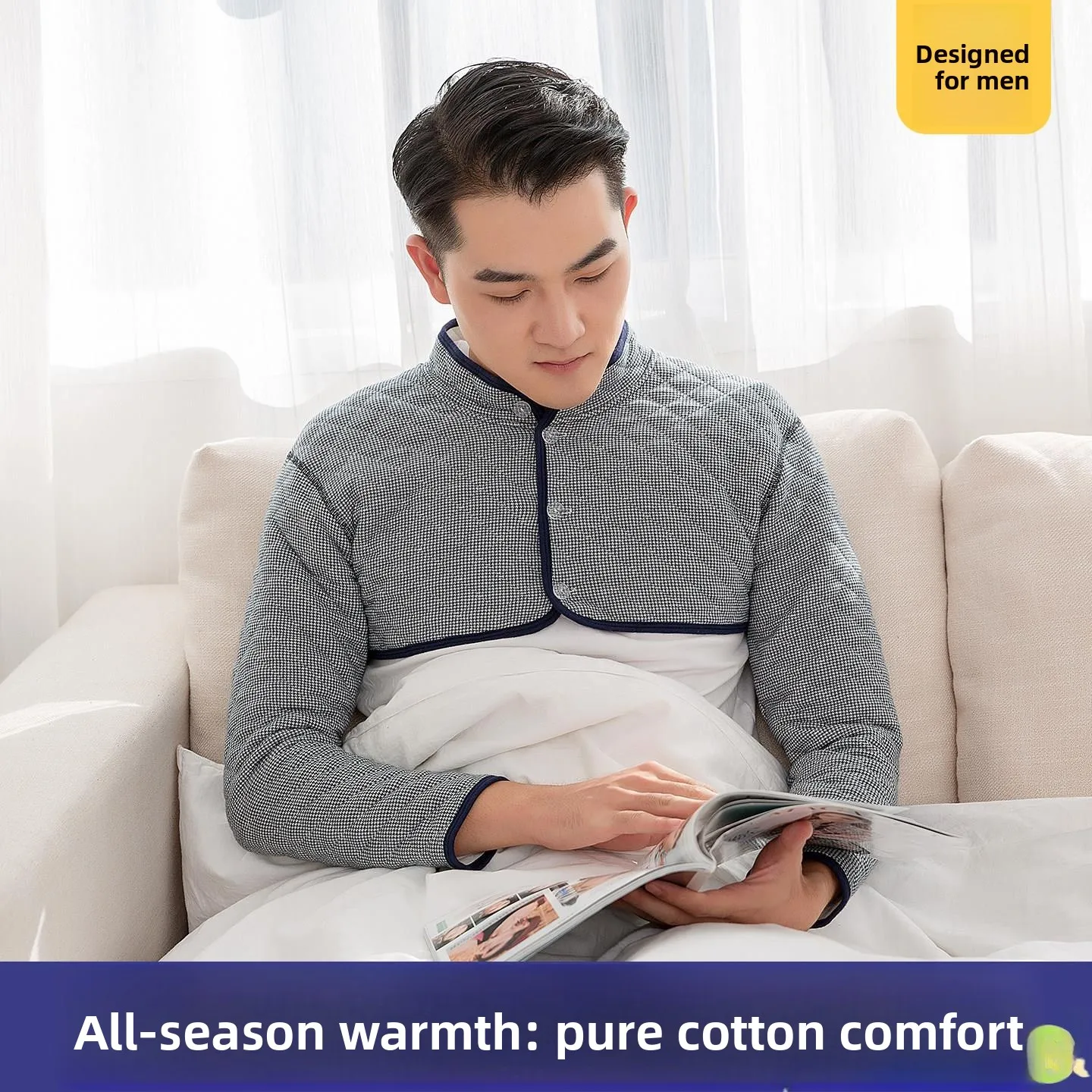 

Утепленные мужские накладки на плечи для защиты от холода и для домашнего использования зимой, хлопковые накладки на плечи