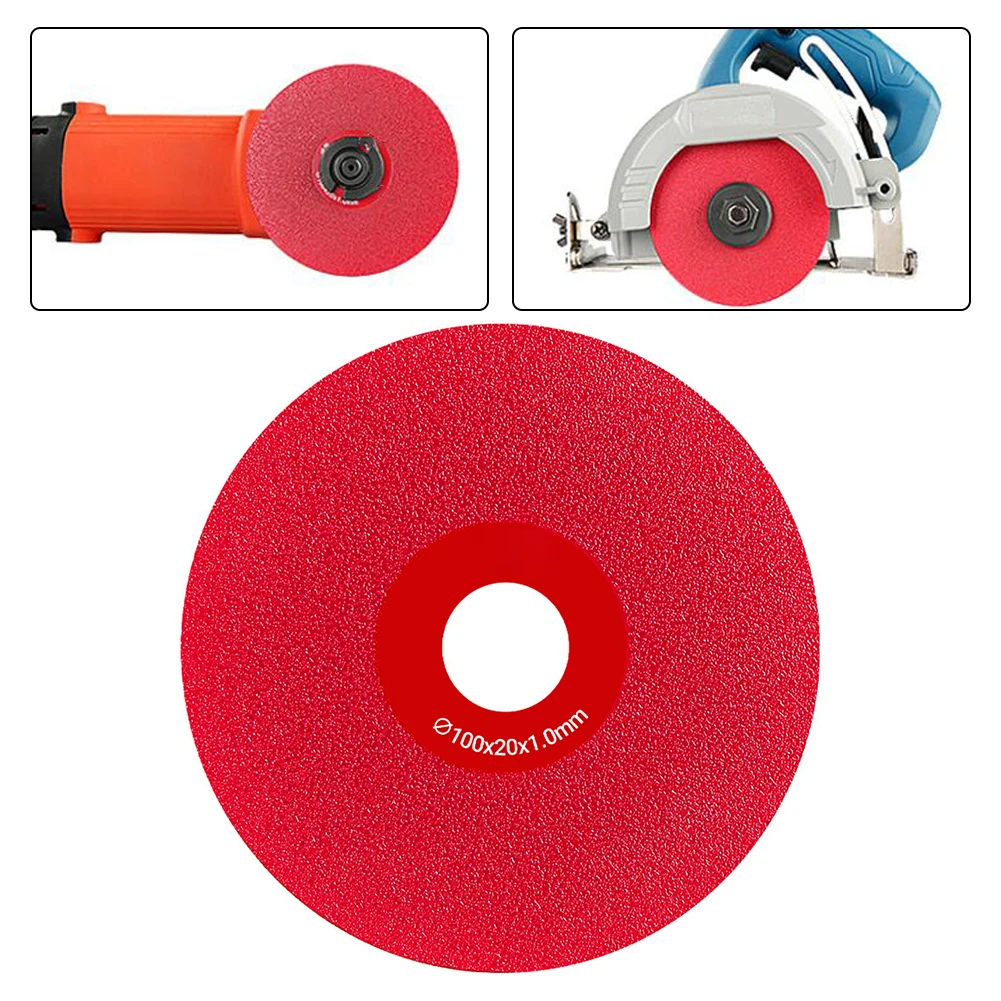 1Pcs High Hardness Emery Grinding Wheel 100x20mm Angle Grinder Glass Cutting Disc Saw Blade For Marble Polishing Grinding