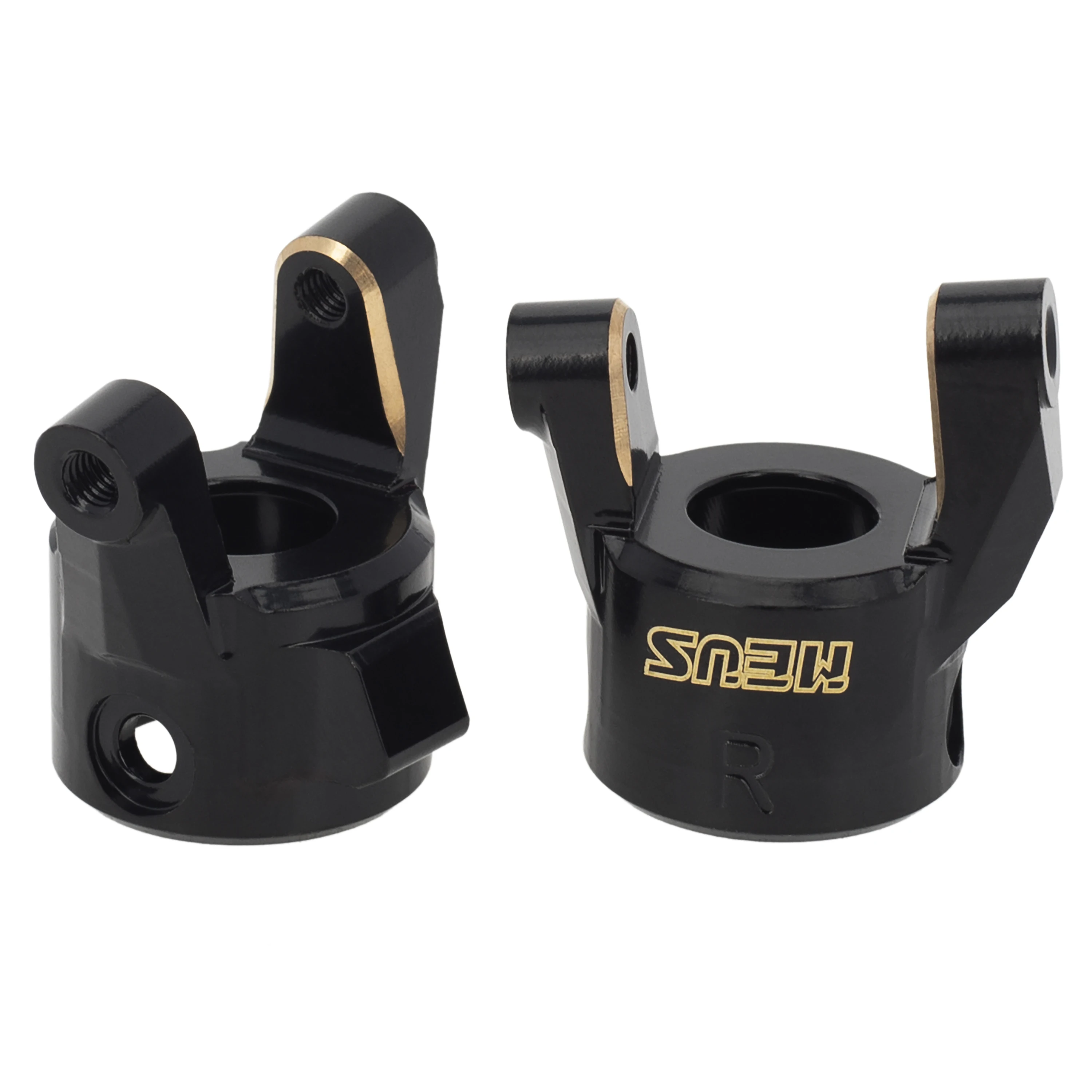 MEUS Racing SCX10 Pro Brass C-Hub Carriers L/R Heavy Weight Compatible For Axial 1/10 SCX10 PRO Upgrades