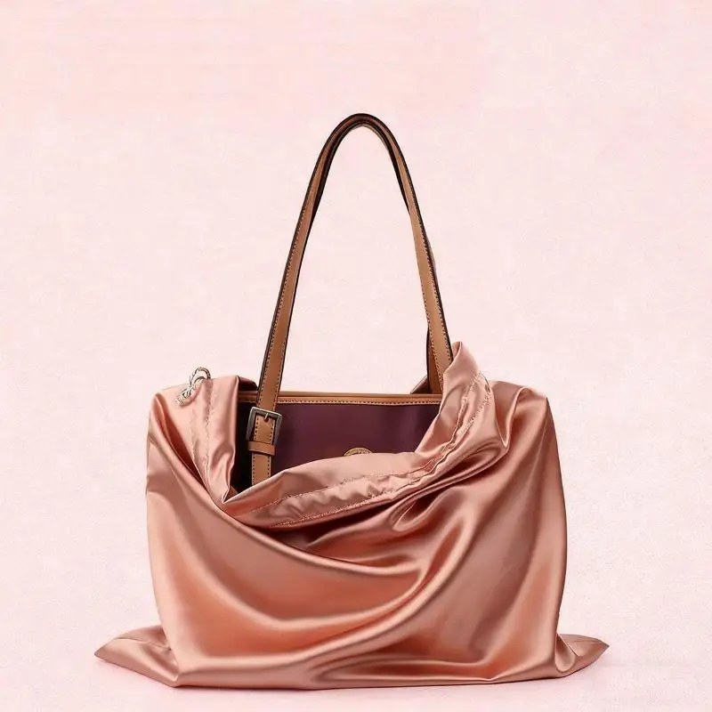 

【Nice】Silk Cloth Dust Bags Fashion Dustproof Travel Drawstring Pouch Thick Dust Cover Storage Bags Handbags