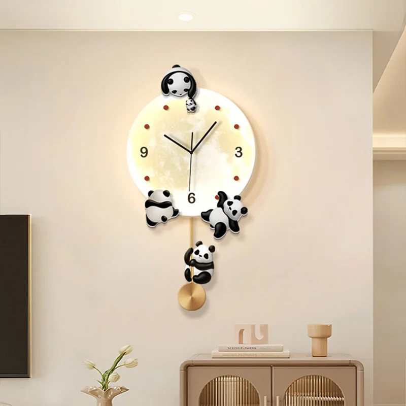 

Living Room Pendulumwall Clock Fun Unique Silent Chinese Wall Clock Modern Creative Reloj Pared Decorativo Room Decorarion