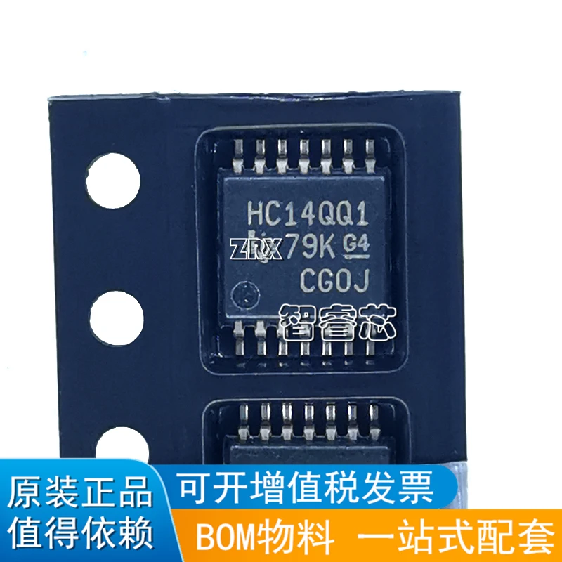 20Pcs/Lot New Original SN74HC14QPWRQ1 HC14QQ1 TSSOP-14 Car Instrument Chip Spot In Stock