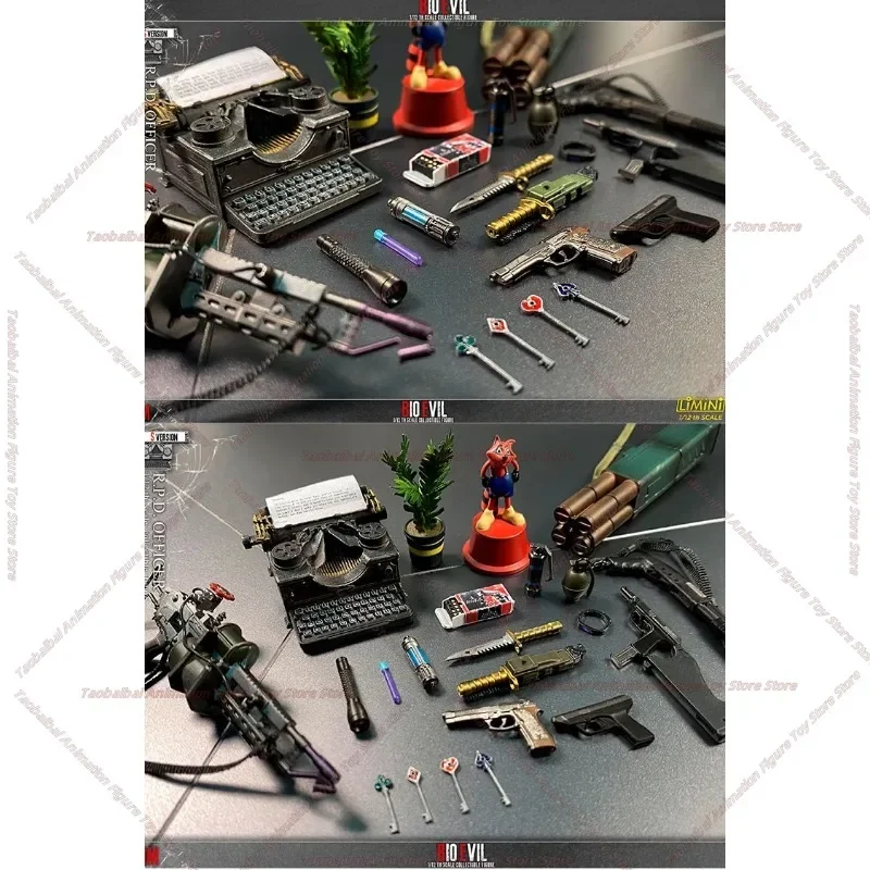 شخصية Limtoys-Resident Evil Leon RPD Officer، لعبة إصدار فاخر، مجموعة هدايا، 1:12، متوفرة #3