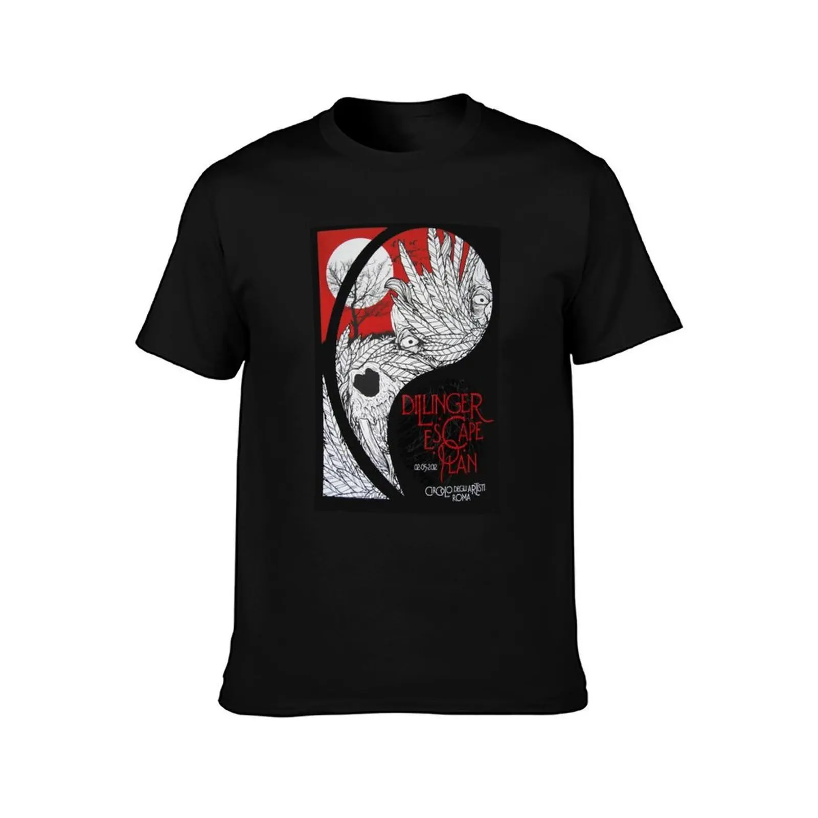 best seller dillinger escape plan T-Shirt, Summer Casual Cotton Tee, Oversized Streetwear Tops, Vintage Graphic Print