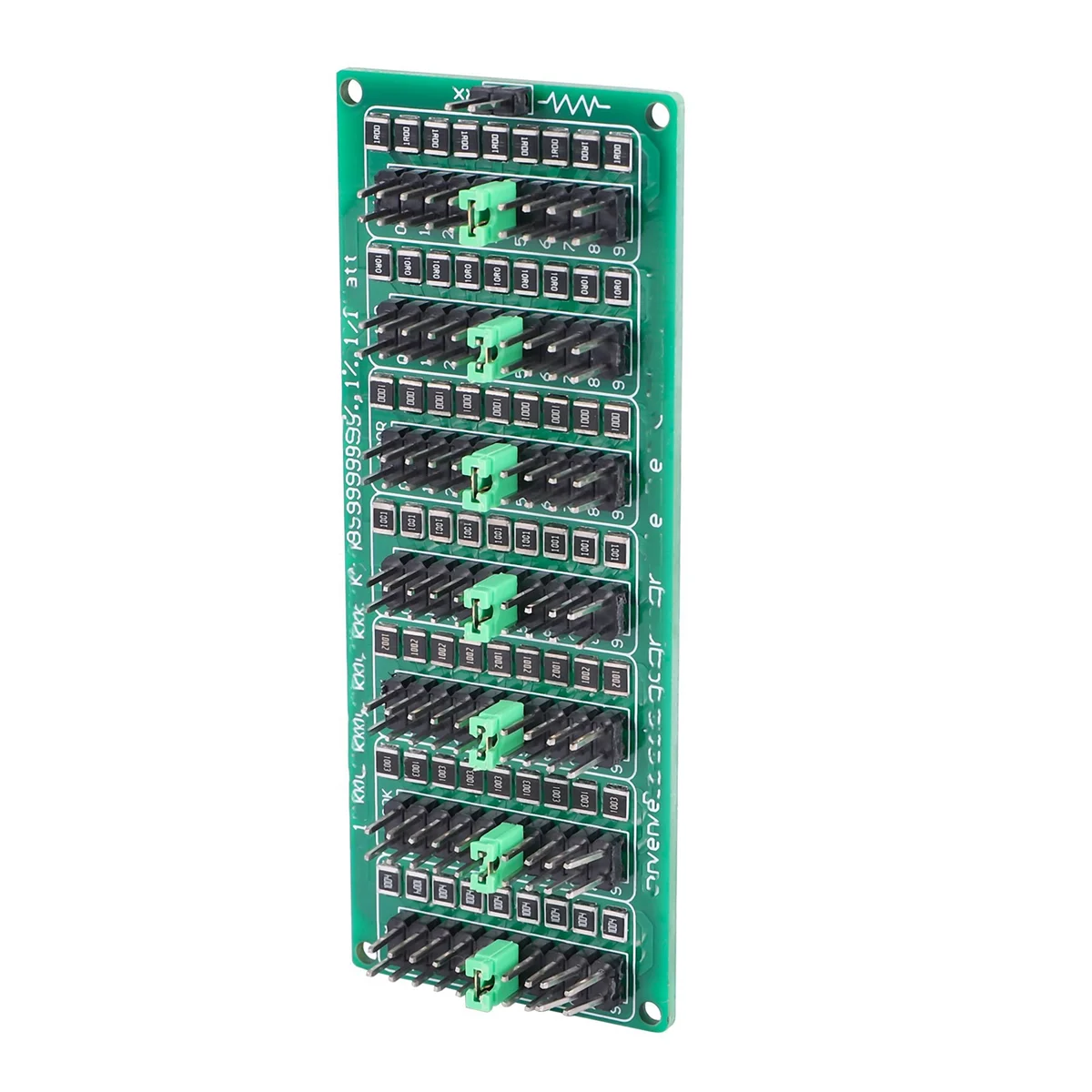 ABGN 7 العقد 1R - 9999999R مقاومة SMD قابلة للبرمجة لوحة مقاومة الشريحة دقة الخطوة 1R 1% 1/2 واط وحدة 200 فولت