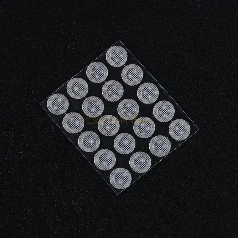 F62C 20 PCS fones ouvido anti-poeira malha pó ouvido protetor à prova poeira para fone ouvido