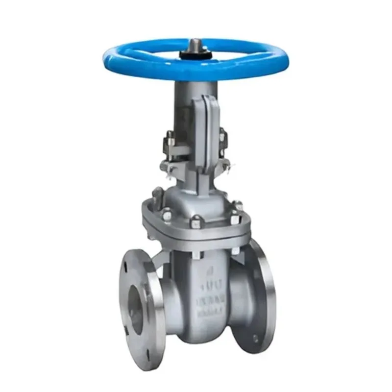 Quality Silver Stainless Steel Cast Valve Manual Handwheel Flanged Z41W-150LB-18in Gate Valve