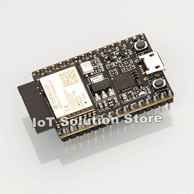 ESP32-C3-DevKitC-02 2.4G WiFi BT BLE Development Kit Board Equipped with ESP32-C3-WROOM-02 Module 4MB Flash ESP32-C3-DevKitC