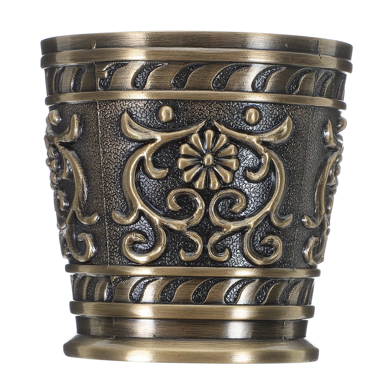 

Bronze Goblet Metal Drinking Cups Retro Chalice Vintage Ornaments Cup Whiskey Shot Glass Tea Cup Storage Holder European