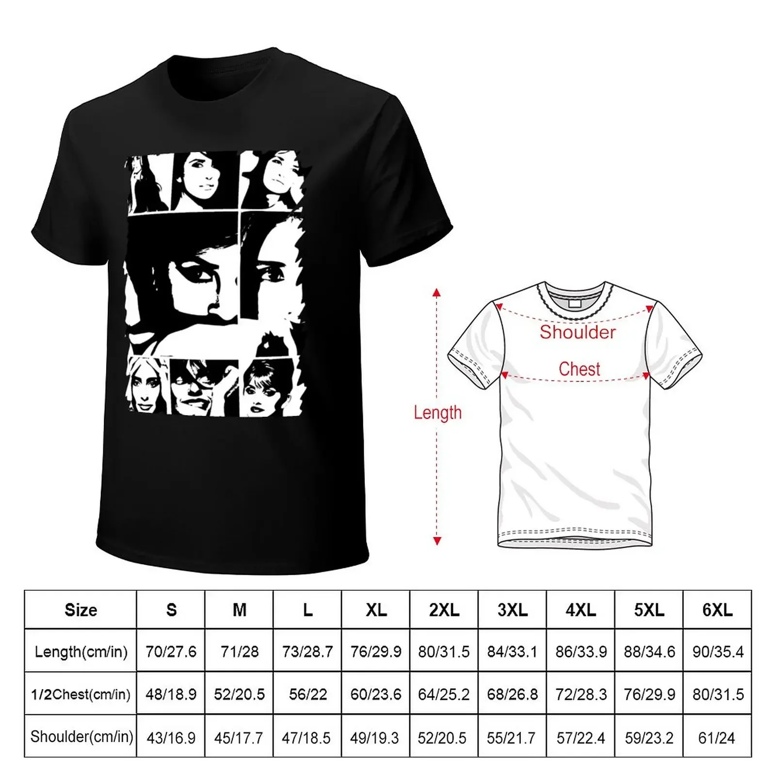 Penelope Cruz - Art T-Shirt sports fans kawaii clothes mens  t shirts tops Unisex Summer Short Sleeve