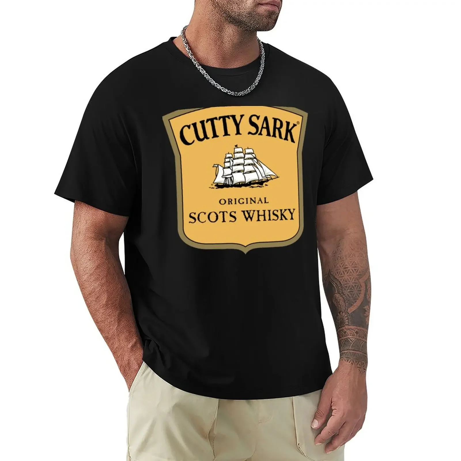 Cutty Sark Whisky Scotch T-Shirt anime clothes customizeds kawaii clothes t shirts for men