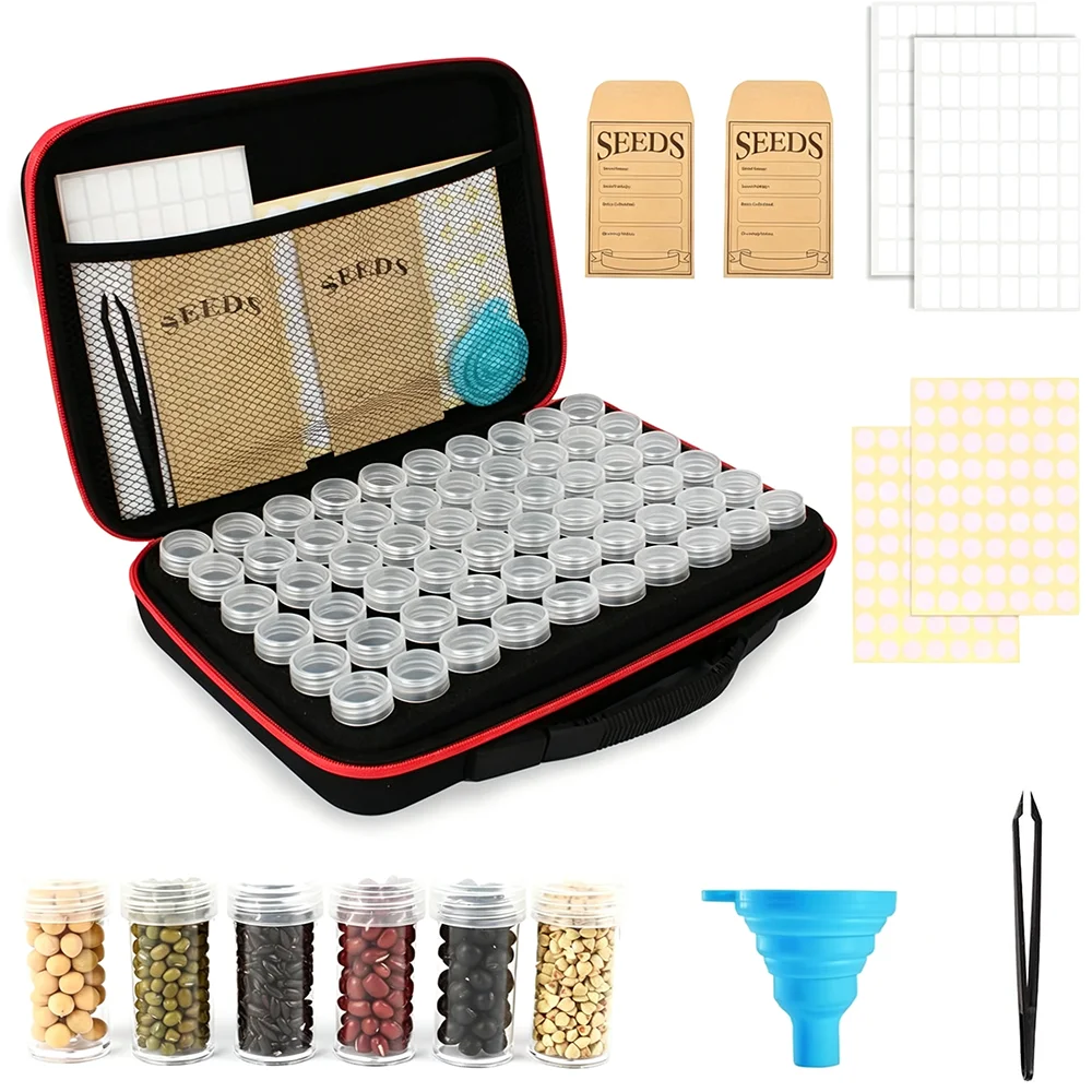 Diamond Painting Storage Bag, Bead Storage Boxes for Diamond Painting Accessories and Tools, 240/120/60/30 Round Bottles