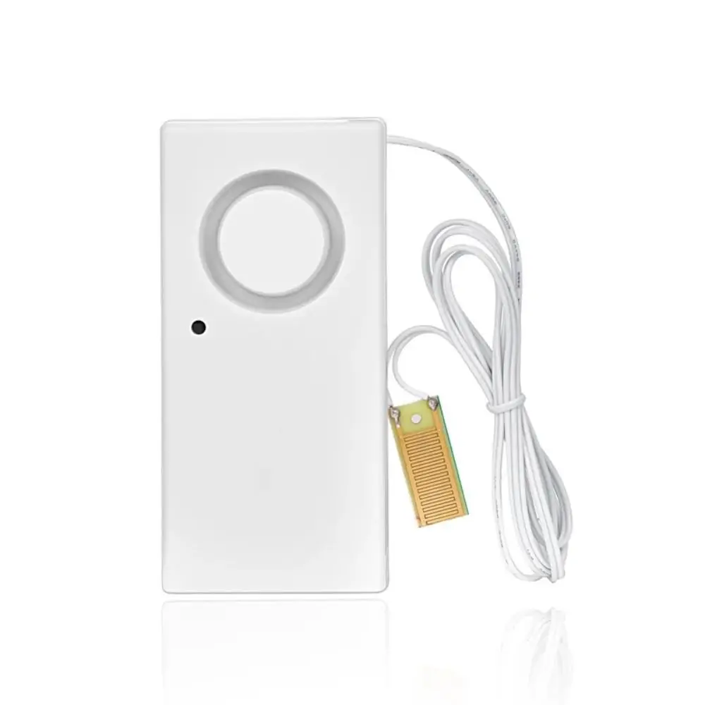 Alarma de fuga de agua independiente, sistema de alarma de seguridad de nivel de desbordamiento, Sensor de fuga de agua, Mini alarma de sonido impermeable para Baño