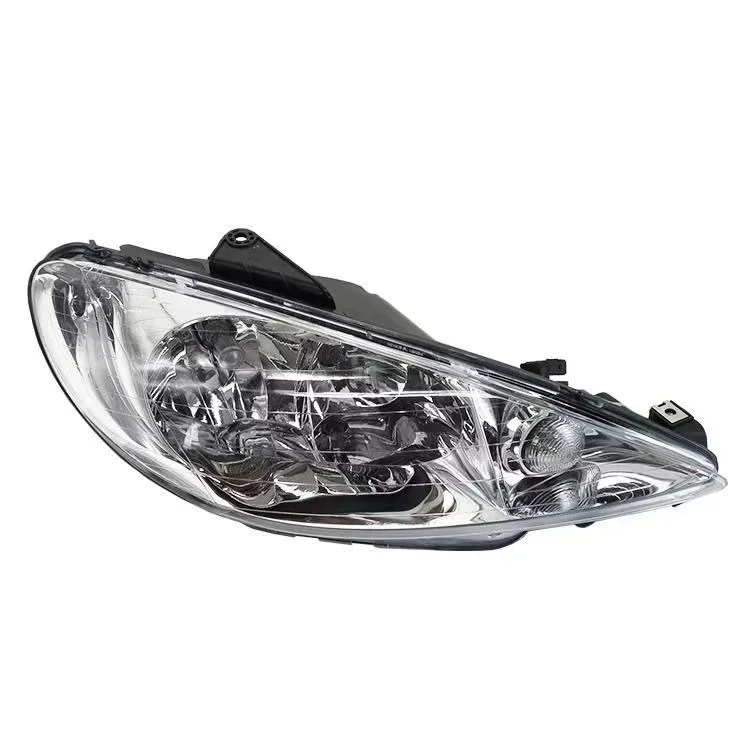 

06-13brand new headlamp For Peugeot 206 T11 crystal (lens) black /White 6208C4 6206C4