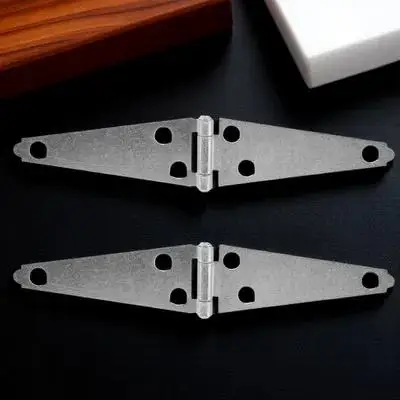 

2Pcs 250mm Strap Hinges Heavy Duty Door Hardware Gate Replacement Durable Strong Support Strap Hinges Gate Kit for Wooden Fence